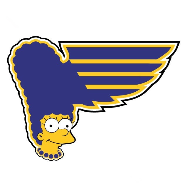 St. Louis Blues Simpsons iron on heat transfer